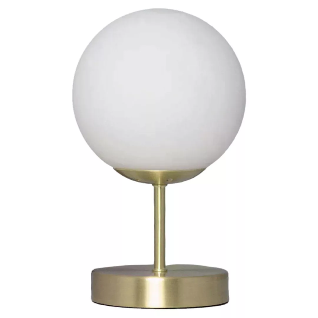 Tischlampe  Gold Milchige Glaskugel Abruzzo Simona E14 ABR-LSS-Z-E27 günstig online kaufen