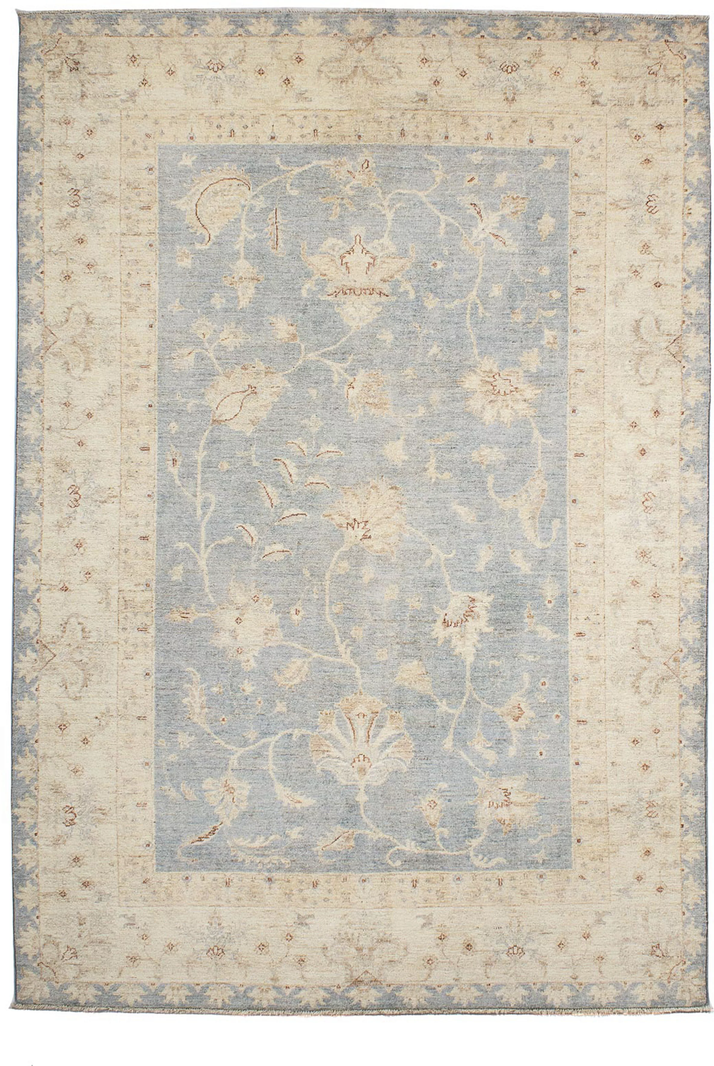 morgenland Orientteppich »Ziegler - 251 x 170 cm - hellblau«, rechteckig, W günstig online kaufen