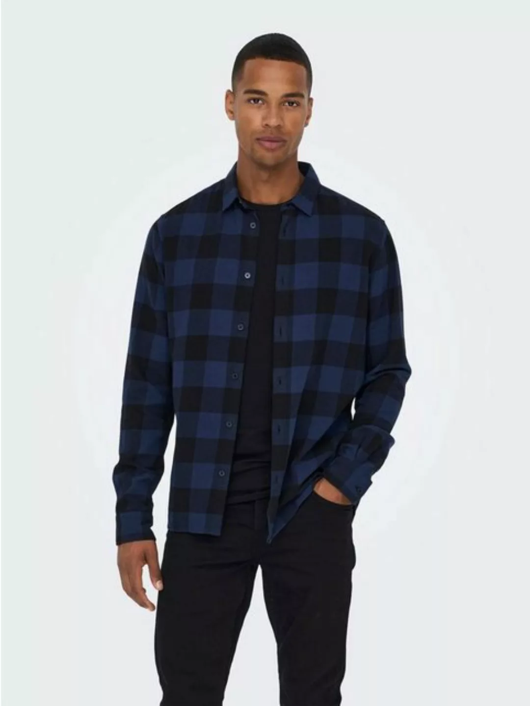 Only & Sons Herren Freizeithemd ONSGUDMUND LS CHECKED SHIRT günstig online kaufen