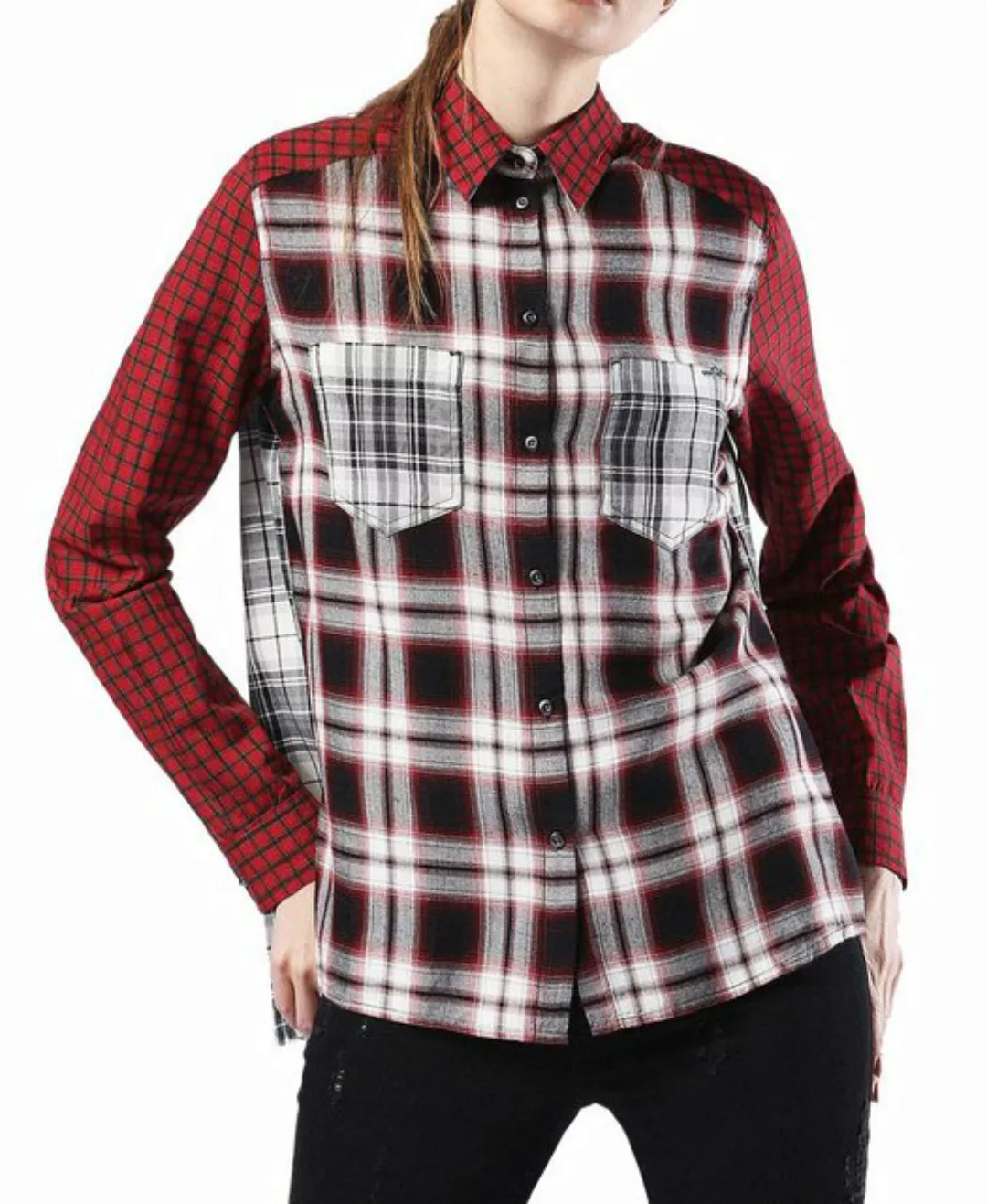 Diesel Karobluse Diesel C-Eve Camicia Damen Bluse günstig online kaufen