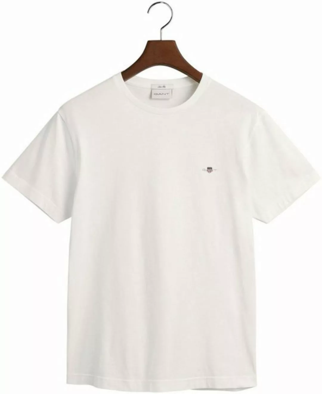 Gant T-Shirt SLIM SHIELD SS T-SHIRT mit Logostickerei auf der Brust günstig online kaufen