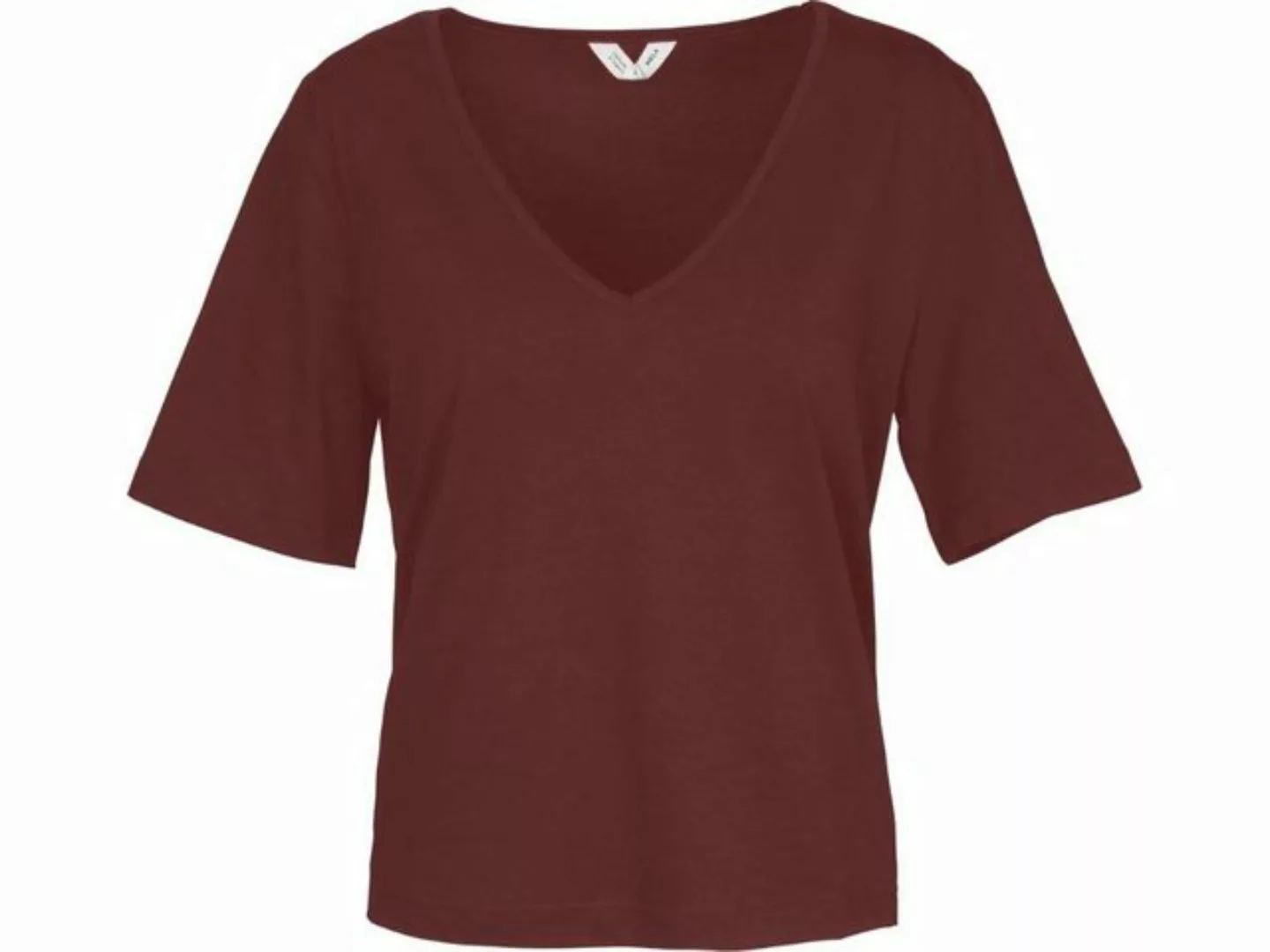 MELA Kurzarmshirt Damen V-Neck T-Shirt LALI günstig online kaufen