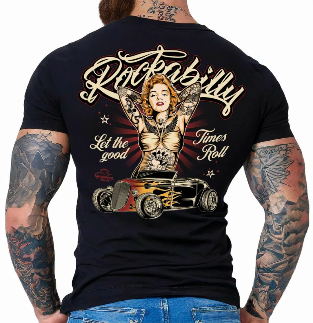 GASOLINE BANDIT® T-Shirt für Rock'n Roll und Rockabilly Fans: Let The Good günstig online kaufen