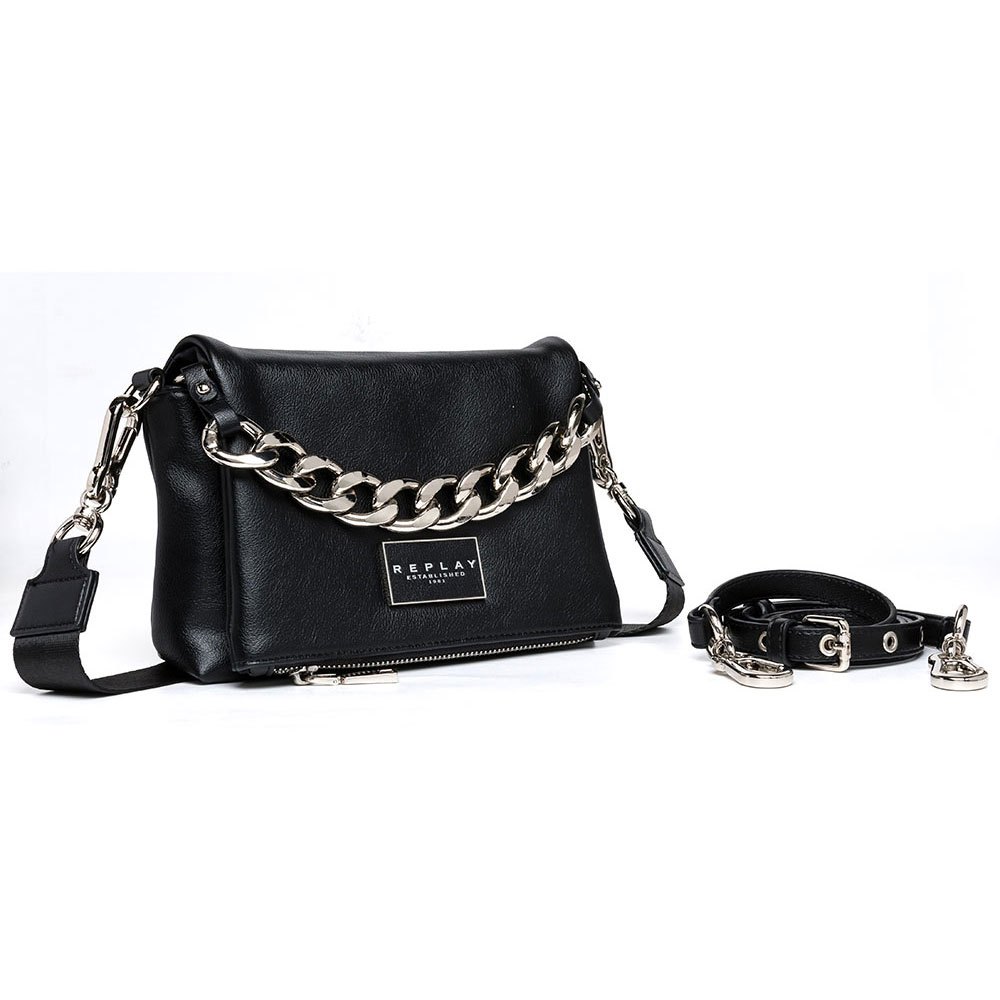 Replay Fw3165.000.a0437 Ledertasche One Size Black günstig online kaufen