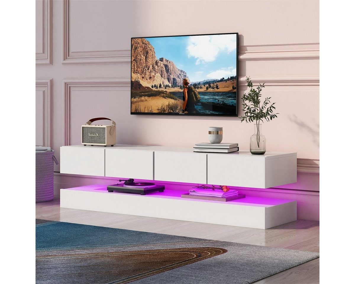 autolock TV-Schrank LED TV Lowboard,Wandmontierter TV-Schrank,TV-Ständer,TV günstig online kaufen