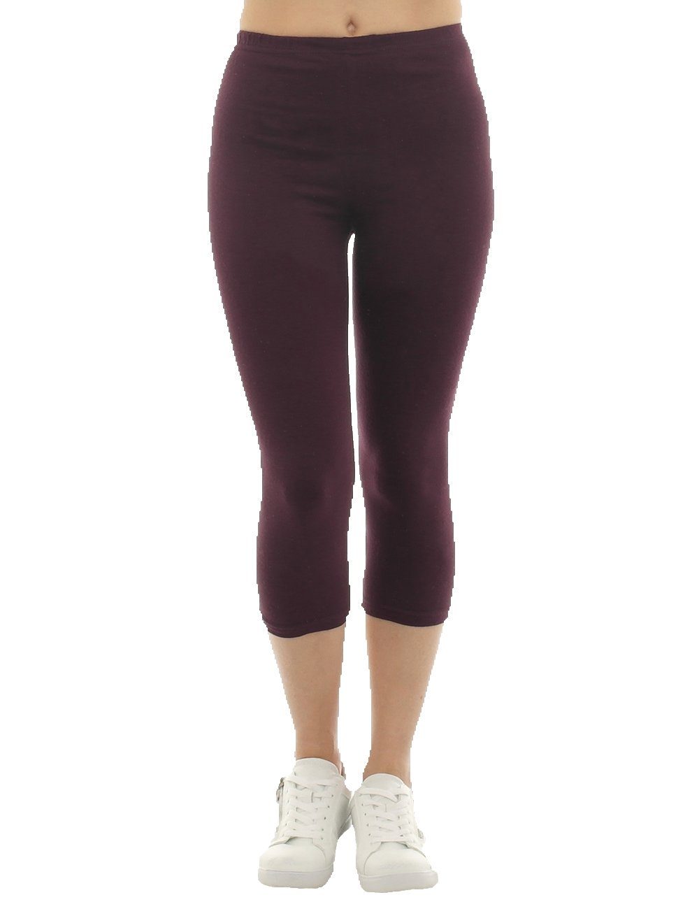 F&K-Mode Caprileggings Damen Capri 3/4 Leggings günstig online kaufen