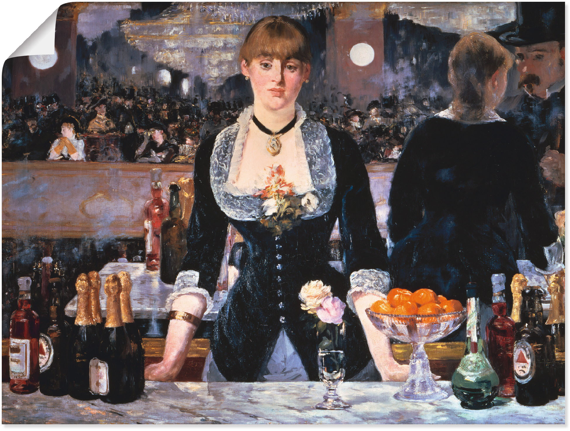 Artland Wandbild »Die Bar des Folies-Bergeres, um 1881«, Frau, (1 St.), als günstig online kaufen