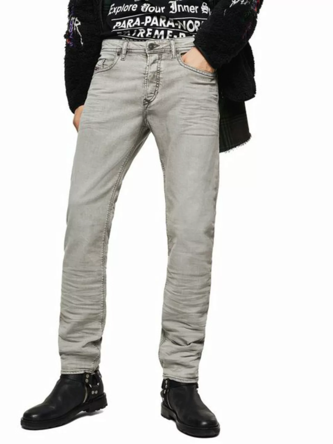 Diesel Tapered-fit-Jeans Diesel Buster 069II Herren Jeans Hose Regular Slim günstig online kaufen