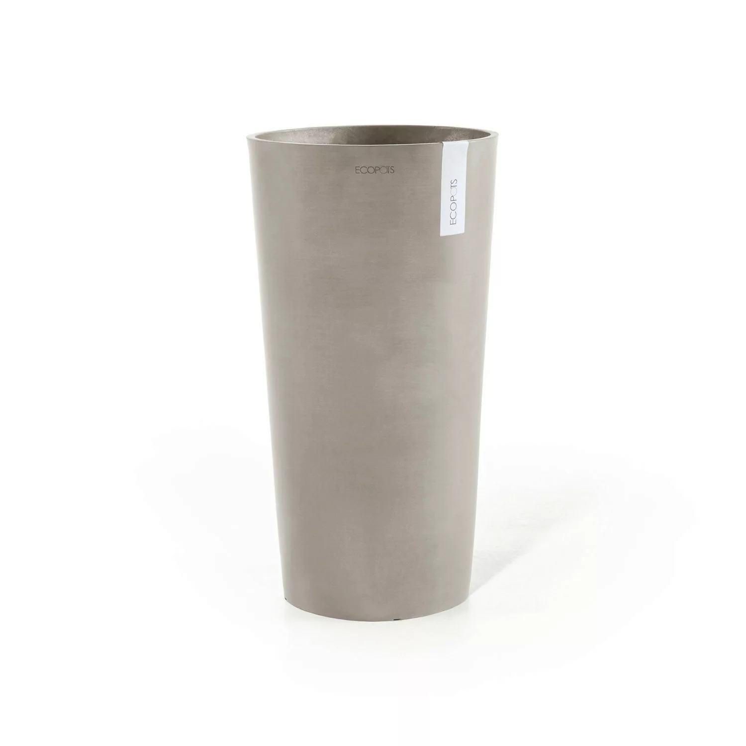 ECOPOTS Blumentopf "Amsterdam extrahoch 90 Taupe", für innen und außen: fro günstig online kaufen