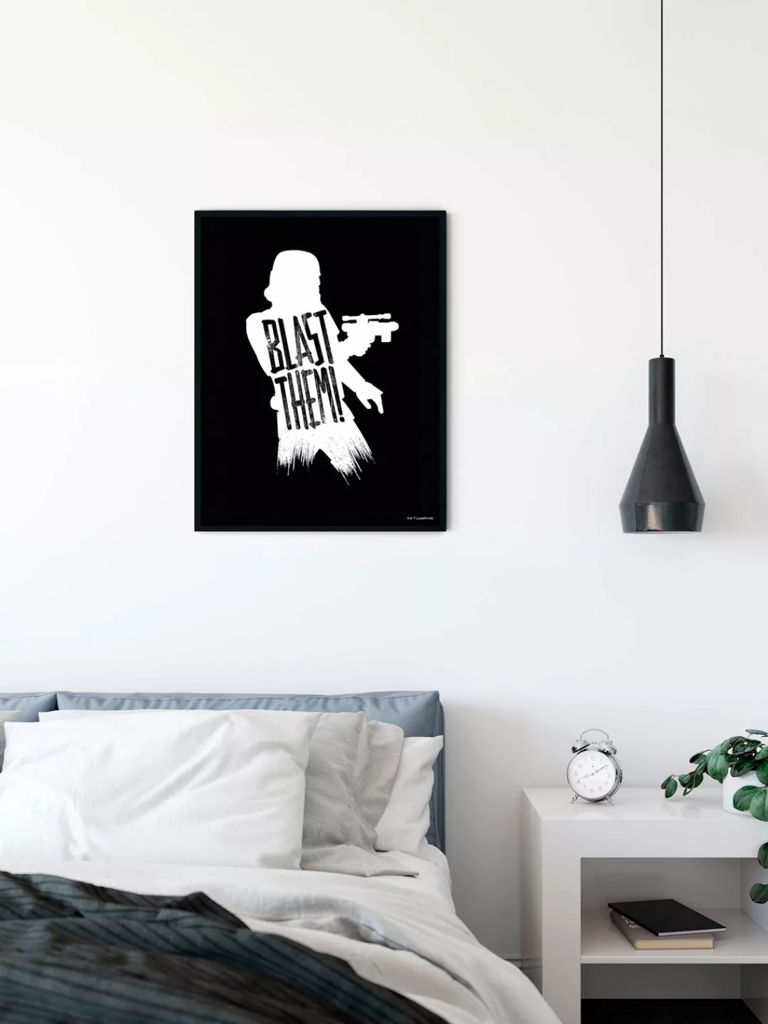 Komar Bild "Star Wars Silhouette Quotes Stormtrooper", Disney, (1 St.), Wan günstig online kaufen