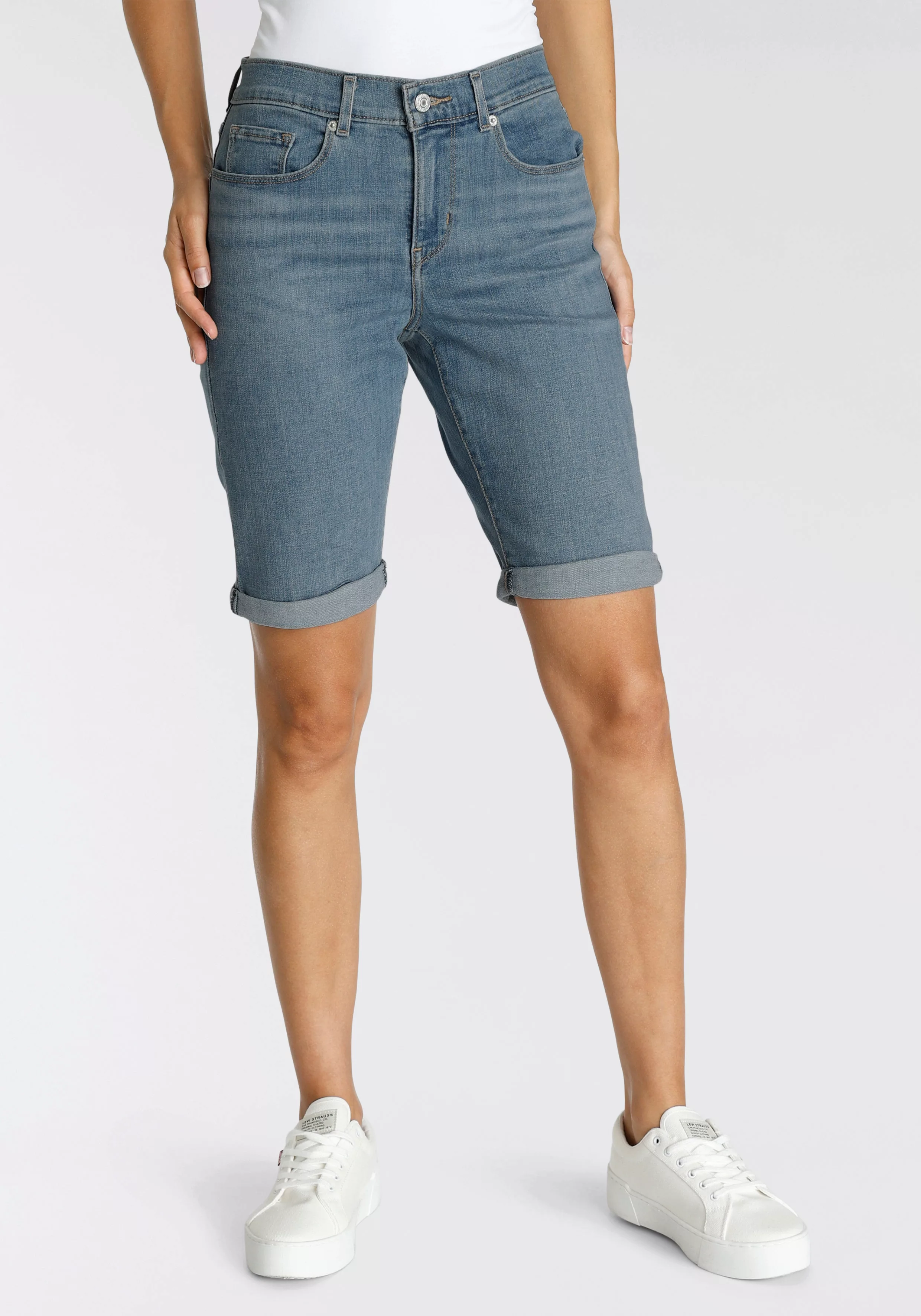 Levi's® 5-Pocket-Jeans Damen Jeansshorts CLASSIC BERMUDA Slim Fit (1-tlg) günstig online kaufen