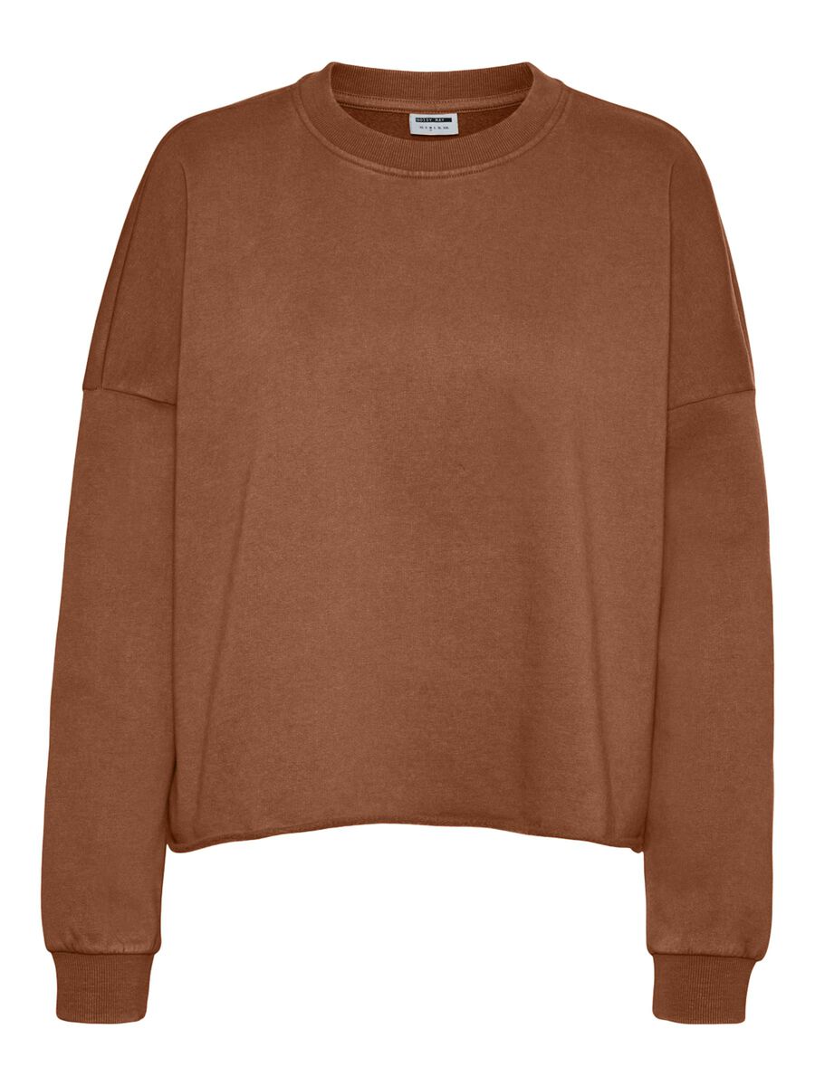 NOISY MAY Relaxed Fit Sweatshirt Damen Braun günstig online kaufen