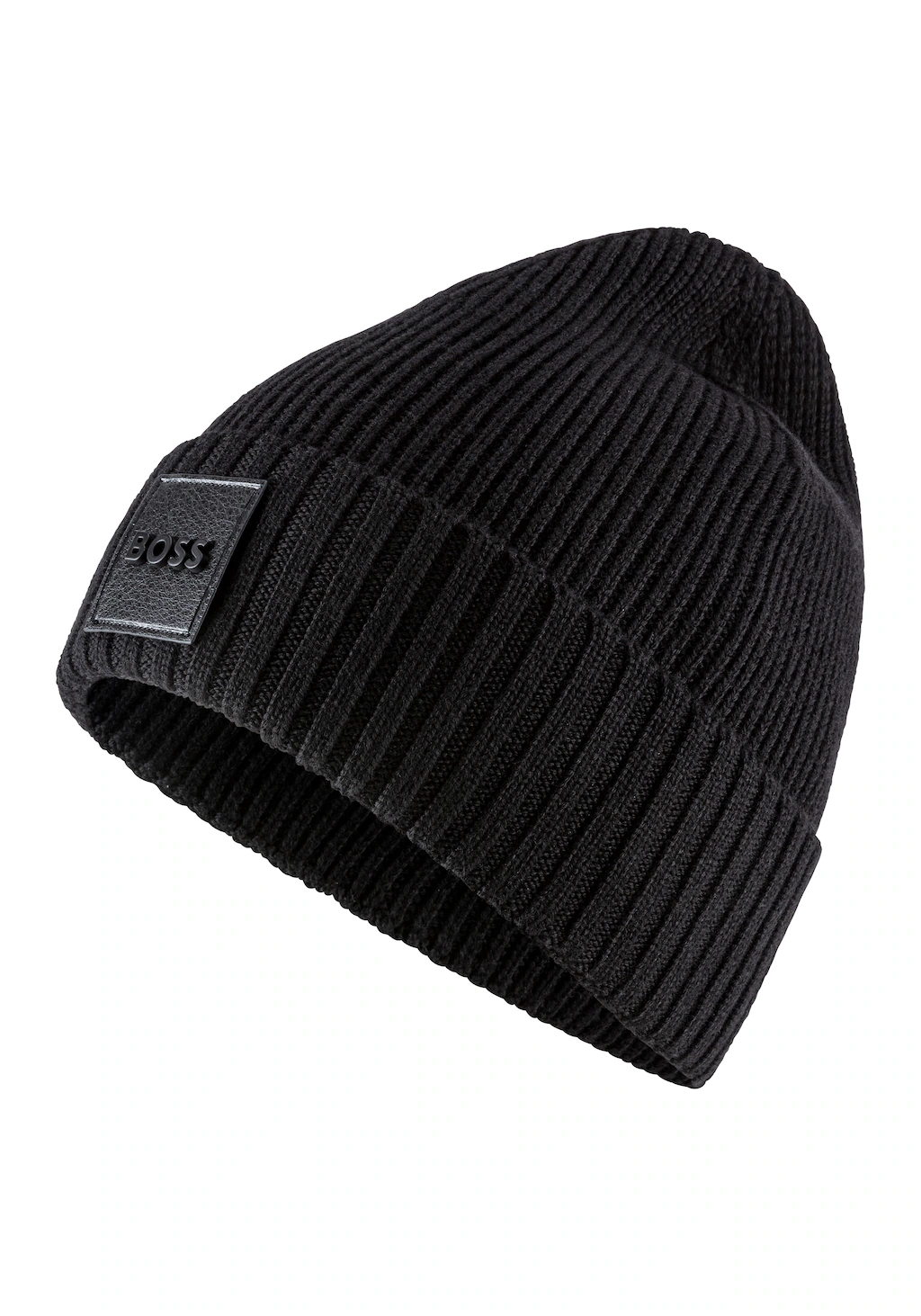 BOSS Beanie "Flavio", aus Rippenstrick günstig online kaufen