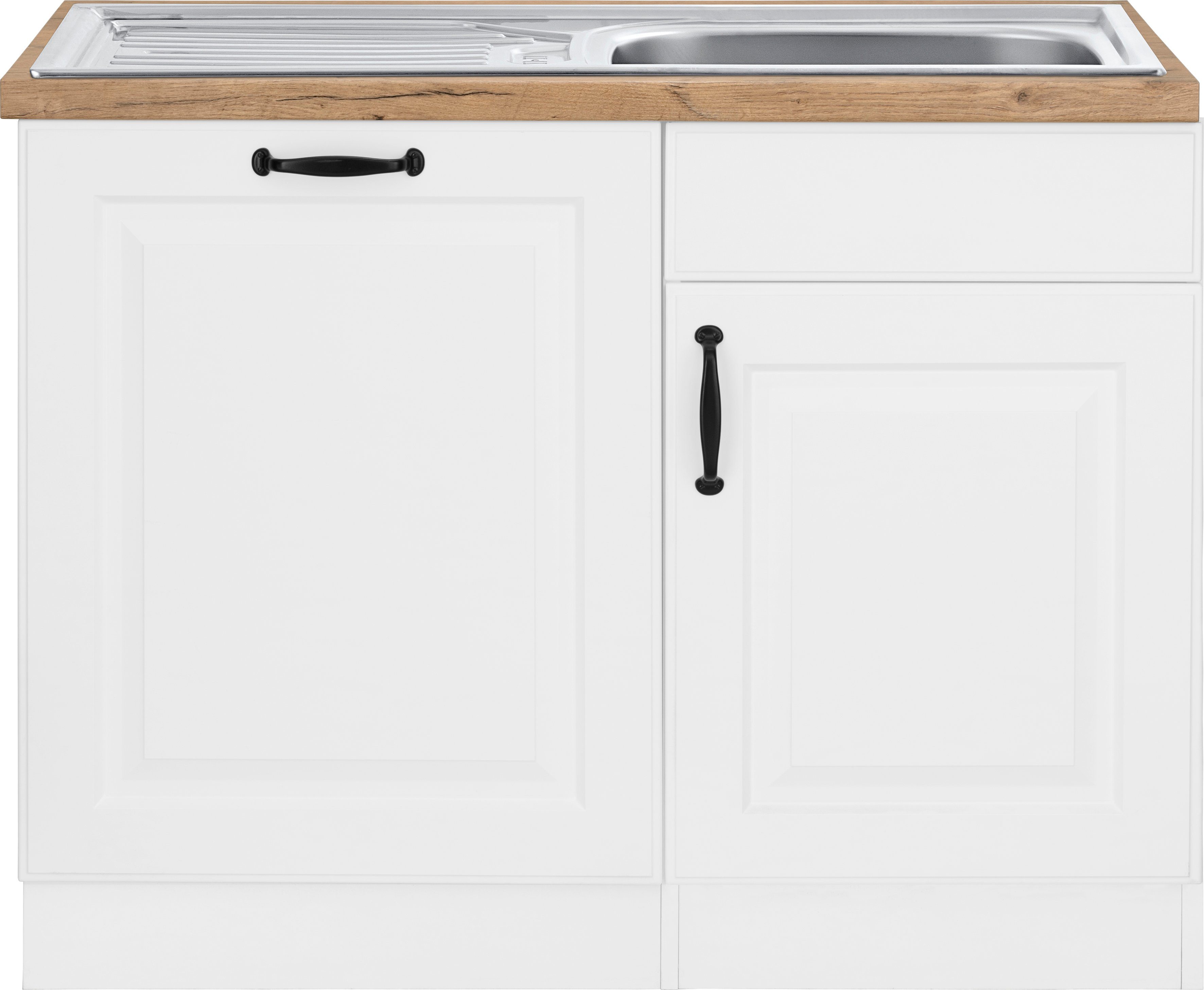 wiho Küchen Spülenschrank "Erla", 110 cm breit, inkl. Tür/Sockel für Geschi günstig online kaufen