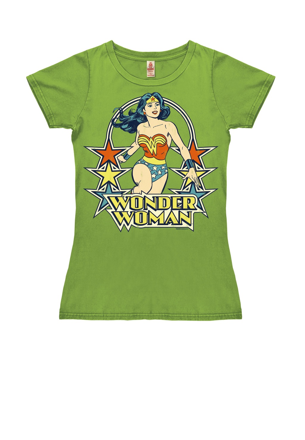 LOGOSHIRT T-Shirt "Wonder Woman Stars", mit auffälligem Retro-Print günstig online kaufen