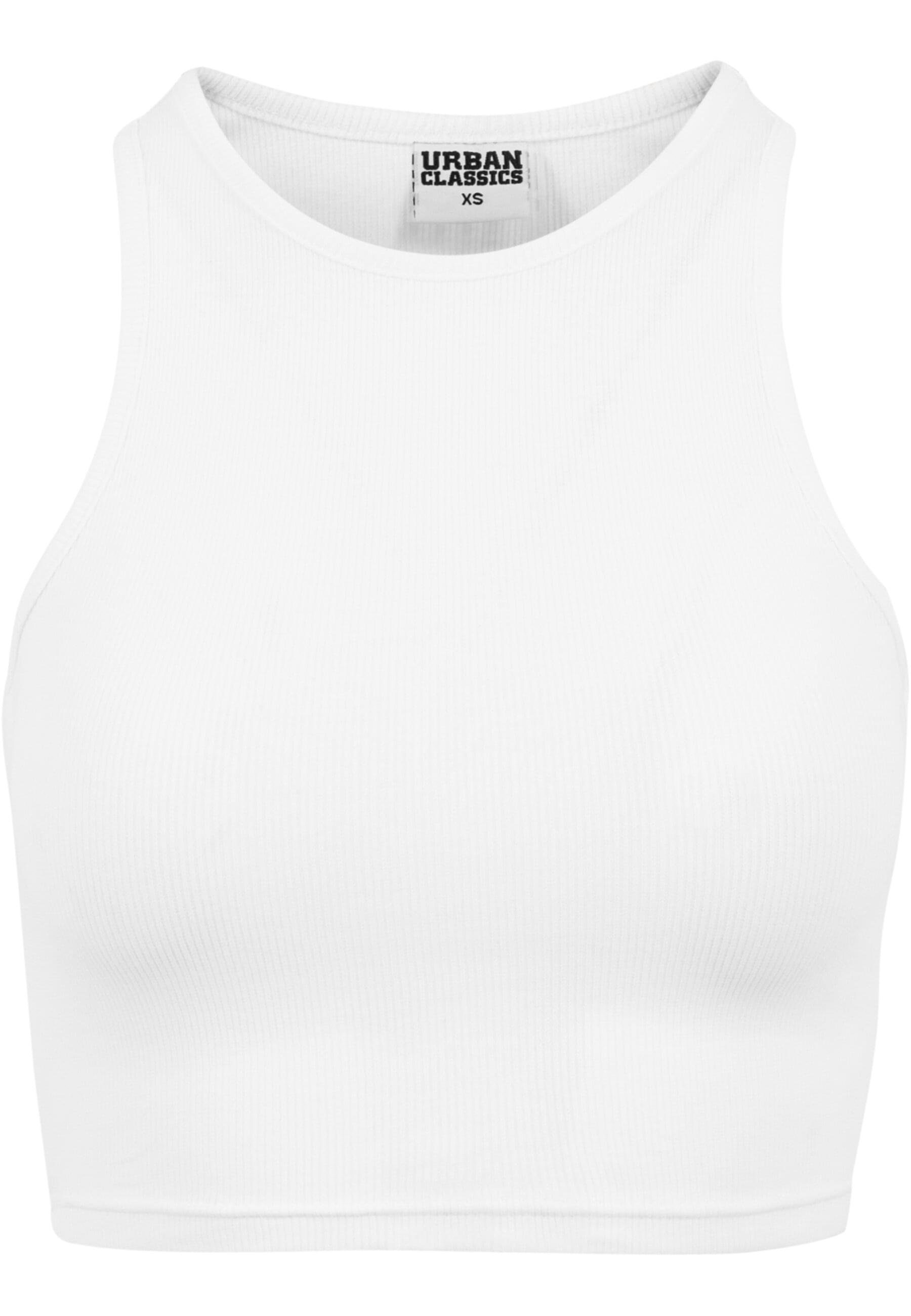 URBAN CLASSICS Muskelshirt "Urban Classics Damen Ladies Cropped Rib Top", ( günstig online kaufen
