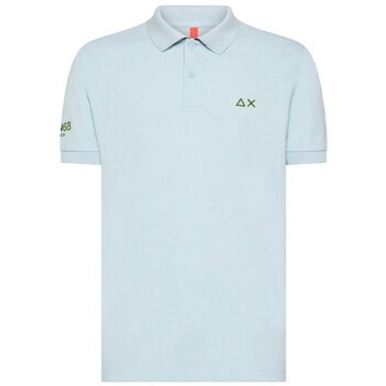 Sun68  T-Shirts & Poloshirts Polo Sun68 Logo Beach Blau günstig online kaufen
