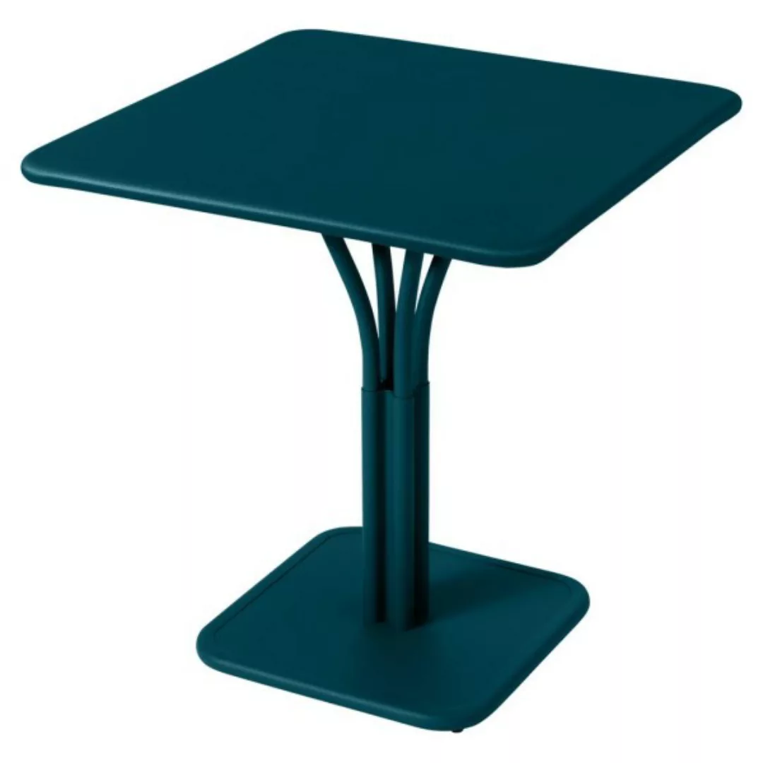 Luxembourg Kleiner Outdoor-Tisch 71x71 cm Acapulcoblau günstig online kaufen