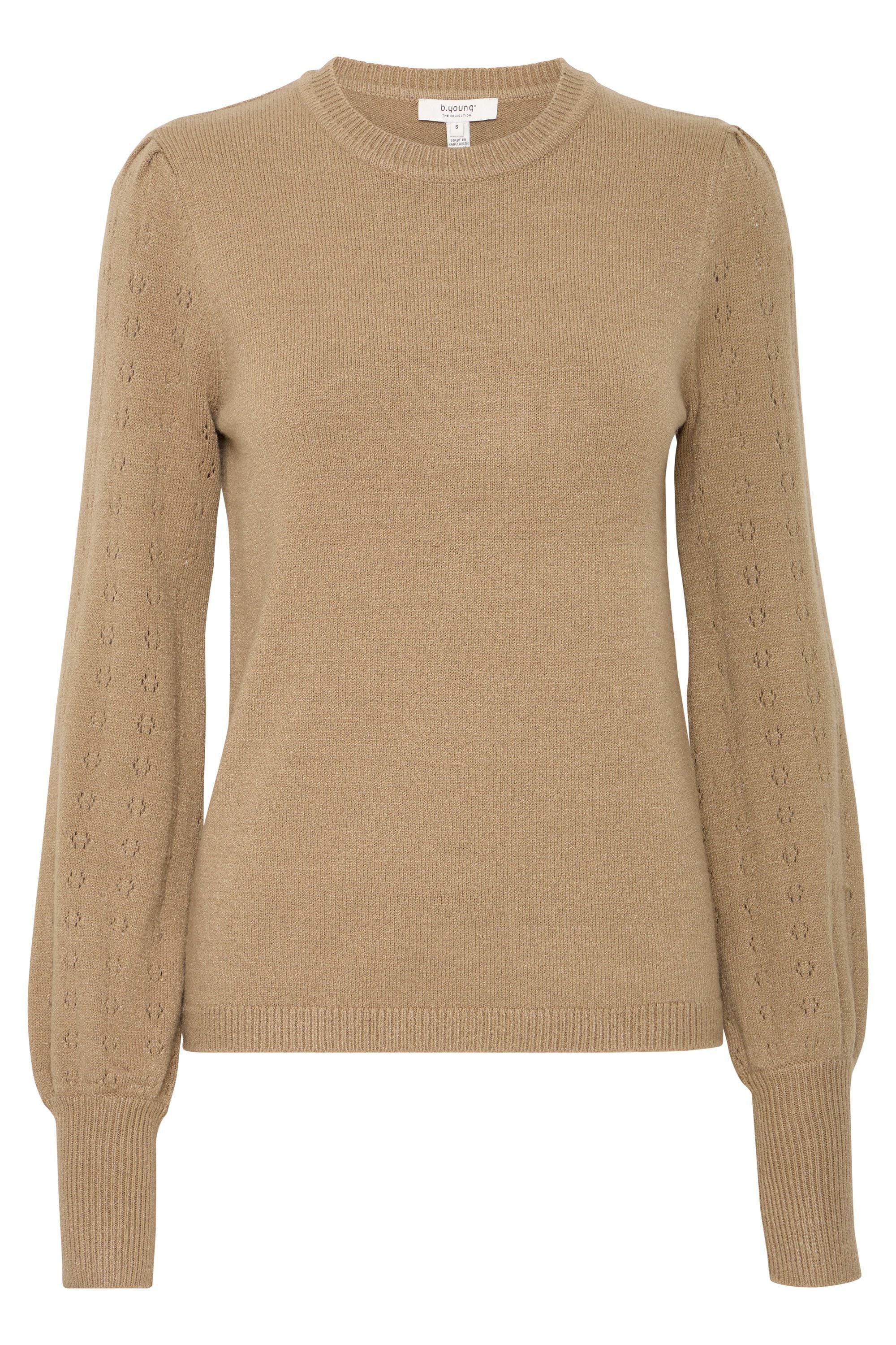 b.young Rollkragenpullover "Rollkragenpullover BYNONINA POINTELLE JUMPER -" günstig online kaufen