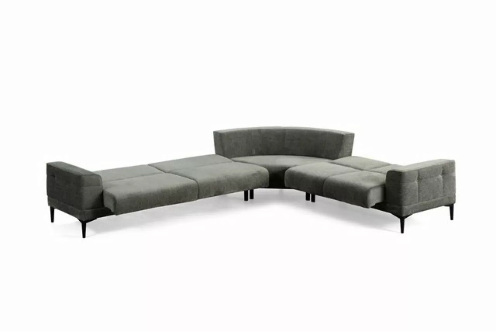 Villa Möbel Ecksofa Ivory, Hand Made Qualtiy, Schlaffunktion durch aufklapp günstig online kaufen