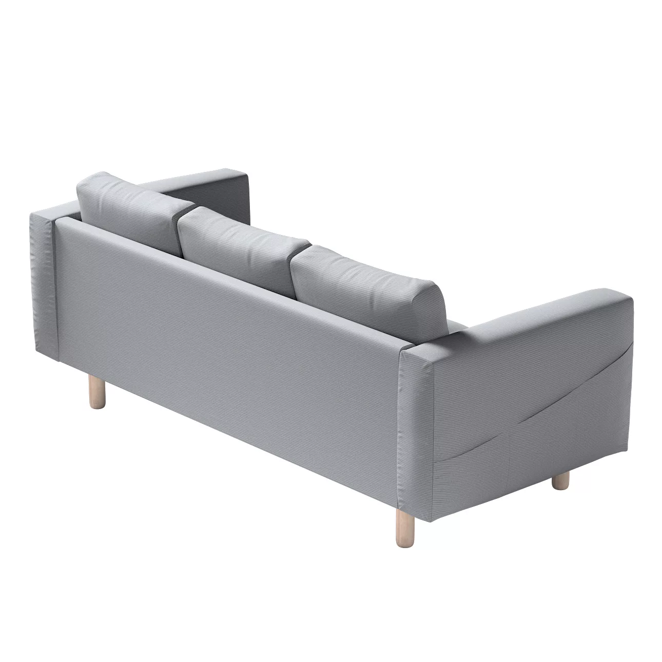 Bezug für Norsborg 3-Sitzer Sofa, hellgrau, Norsborg 3-Sitzer Sofabezug, Ma günstig online kaufen