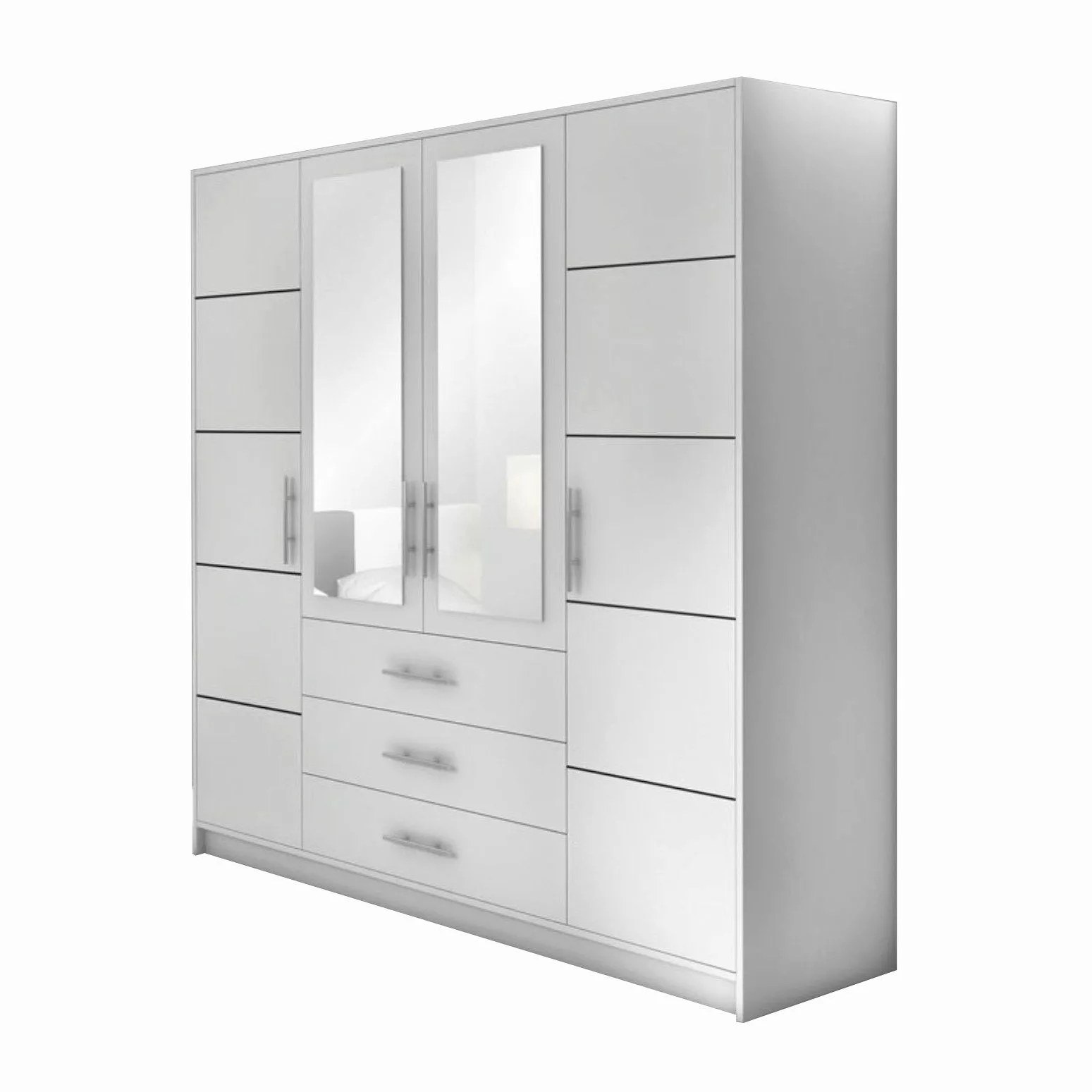 Beautysofa Kleiderschrank Kleiderschrank mit 4 türen günstig online kaufen