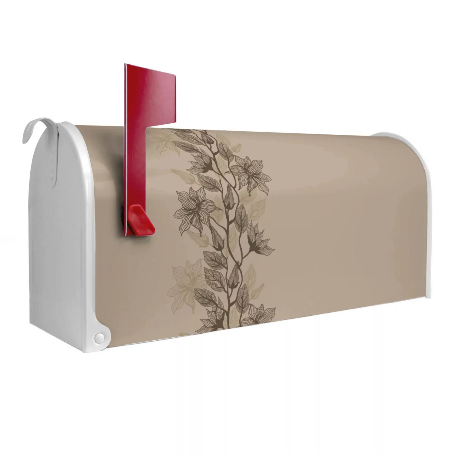 Banjado Amerikanischer Briefkasten Weiß 48x22x16cm US Mailbox Letterbox Pos günstig online kaufen