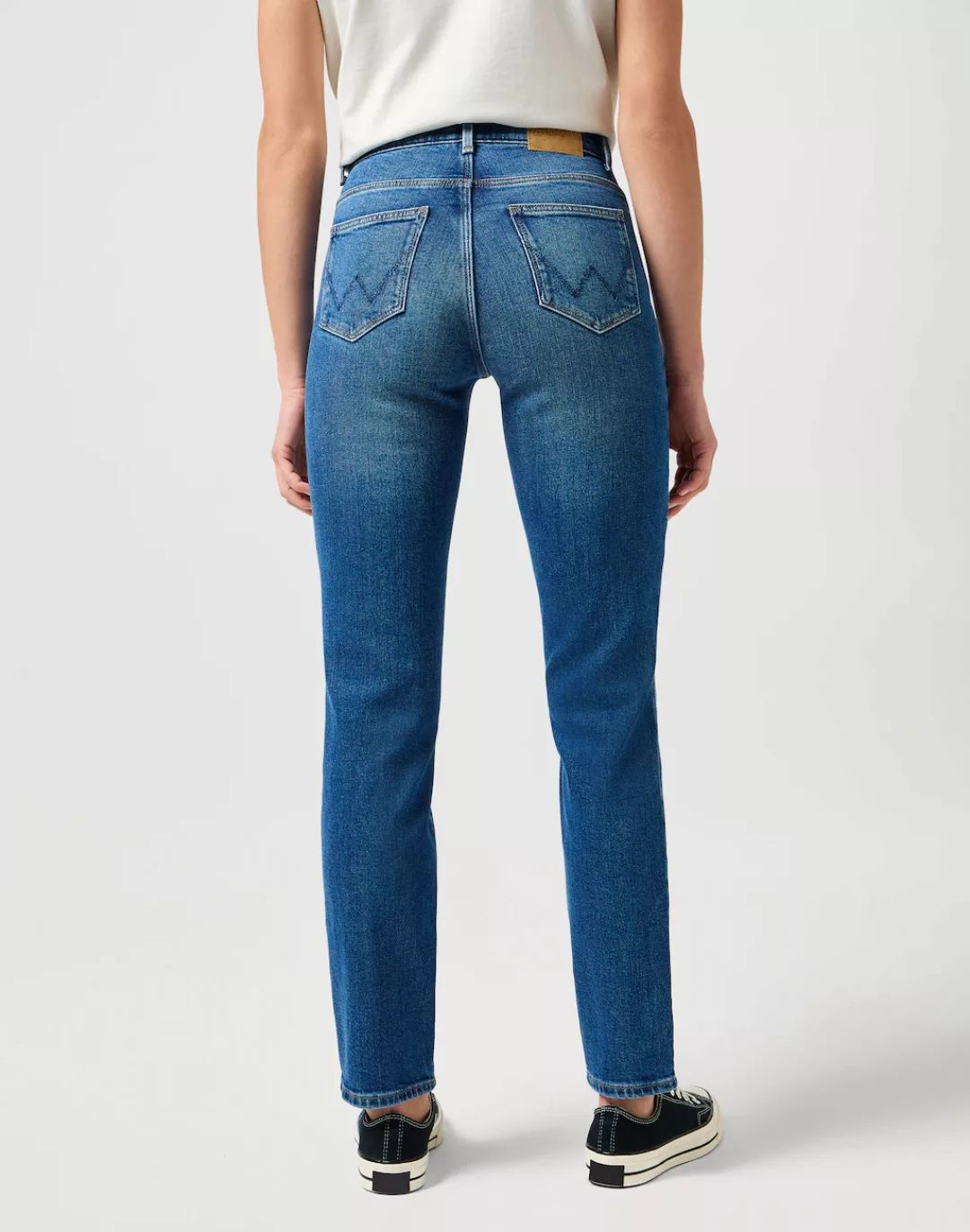 Wrangler Damen Jeans BOOTCUT - Blau - Raven günstig online kaufen