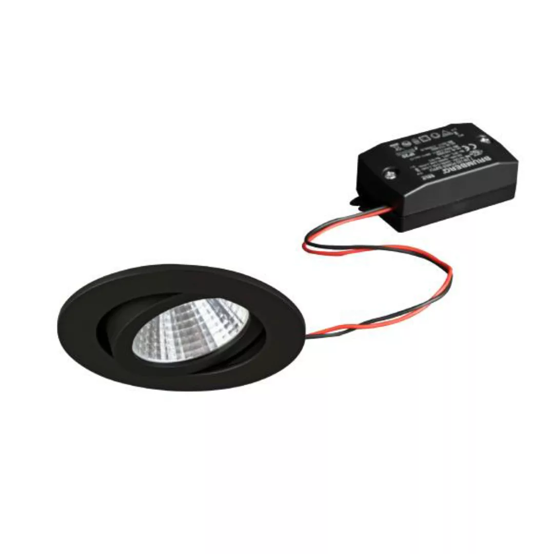 Brumberg LED-Einbaustrahlerset, schaltbar, schwarz, rund - 38361083 günstig online kaufen