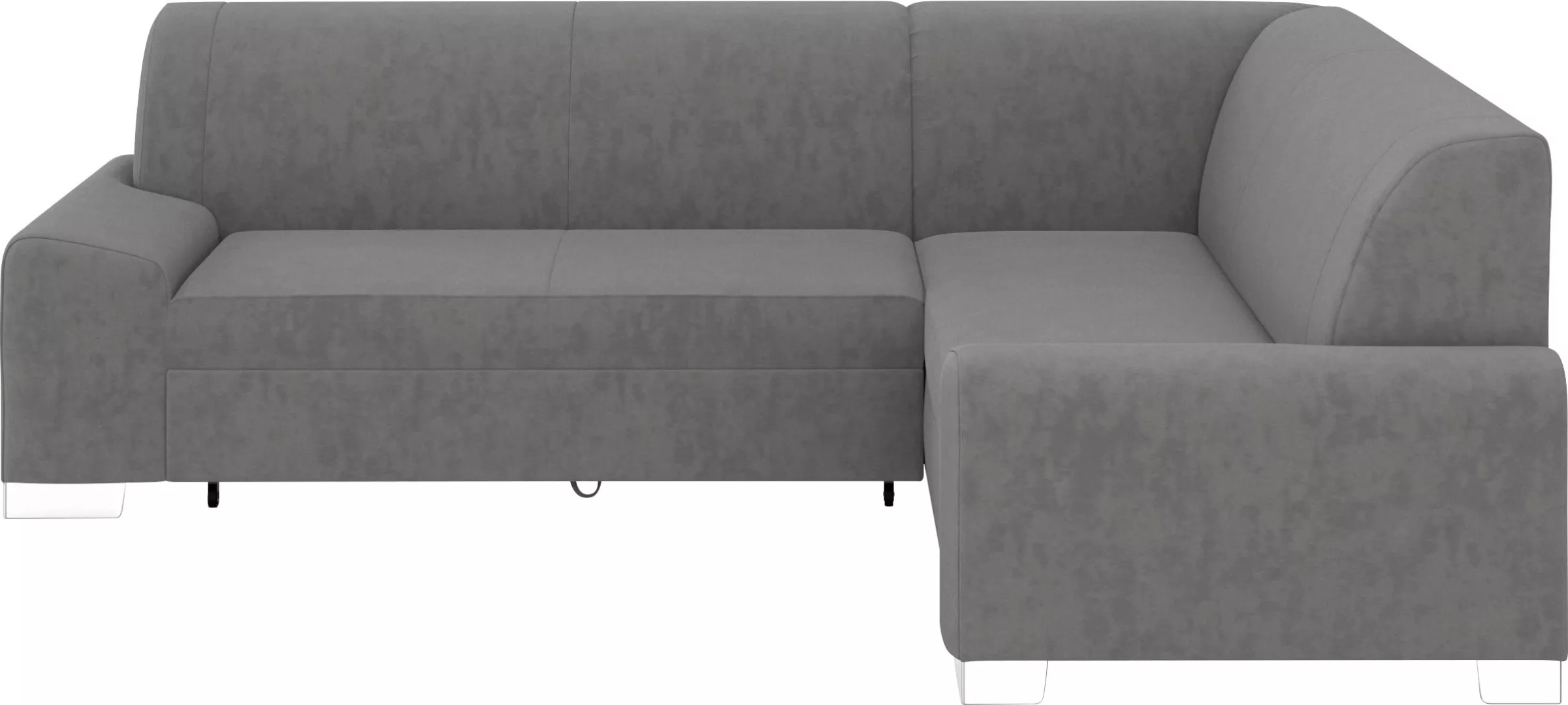 DOMO collection Ecksofa "Anzio in kubischer Formensprache, flache Armlehnen günstig online kaufen