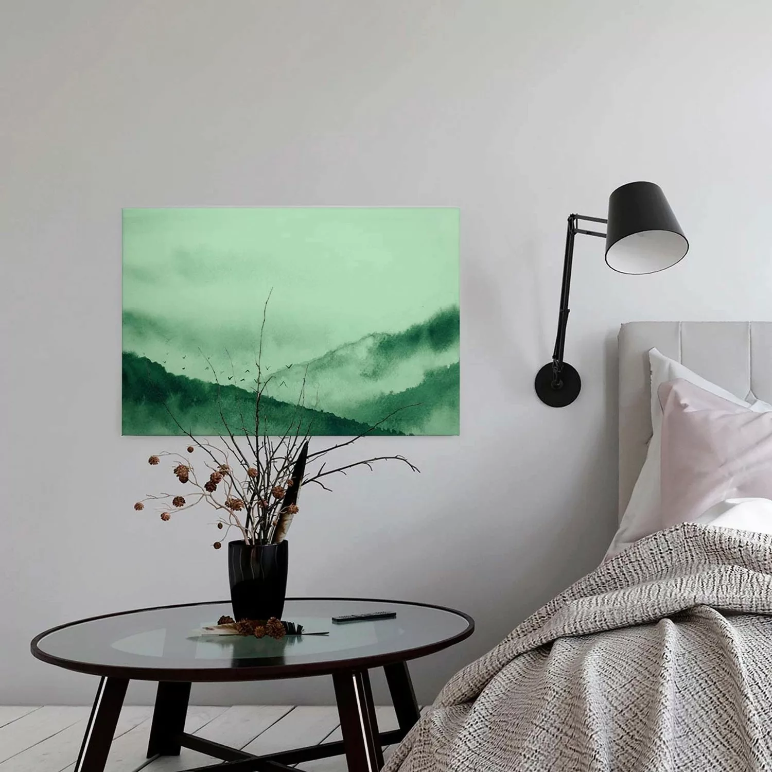 A.S. Création Leinwandbild "Gloomy Landscape", Kunst-Wald-Kinder, (1 St.), günstig online kaufen