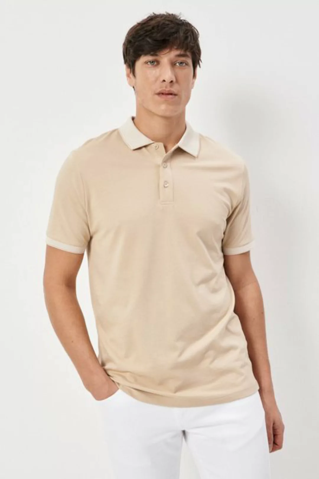 AC&Co Poloshirt AC&CO Poloshirt Männlich Slim Fit günstig online kaufen