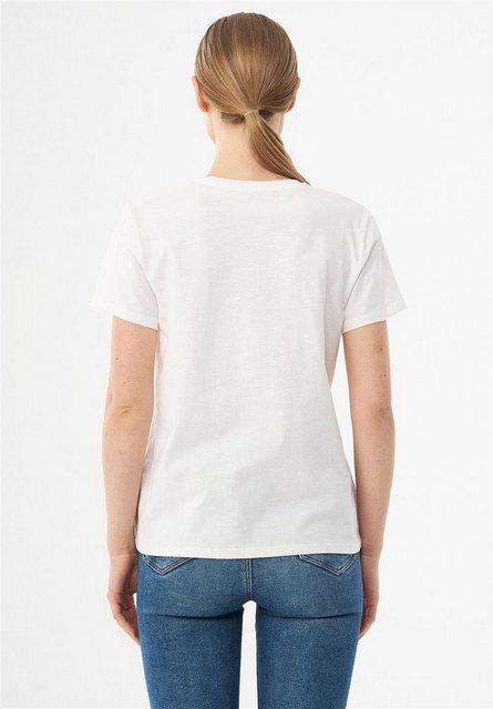 Damen T-shirt Aus Bio-baumwolle Mit Print günstig online kaufen