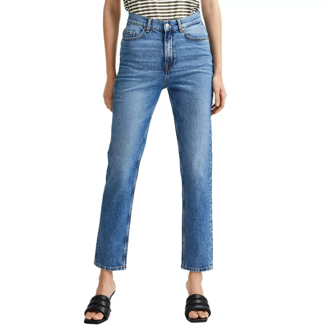 Selected Amy Slim Chambly U Jeans Mit Hoher Taille 30 Medium Blue Denim günstig online kaufen