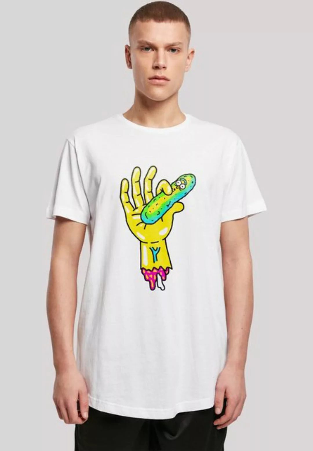 F4NT4STIC T-Shirt Rick and Morty Pickle Hand Print günstig online kaufen