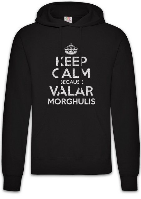 Urban Backwoods Hoodie Keep Calm Because Valar Morghulis Herren Hoodie Viel günstig online kaufen