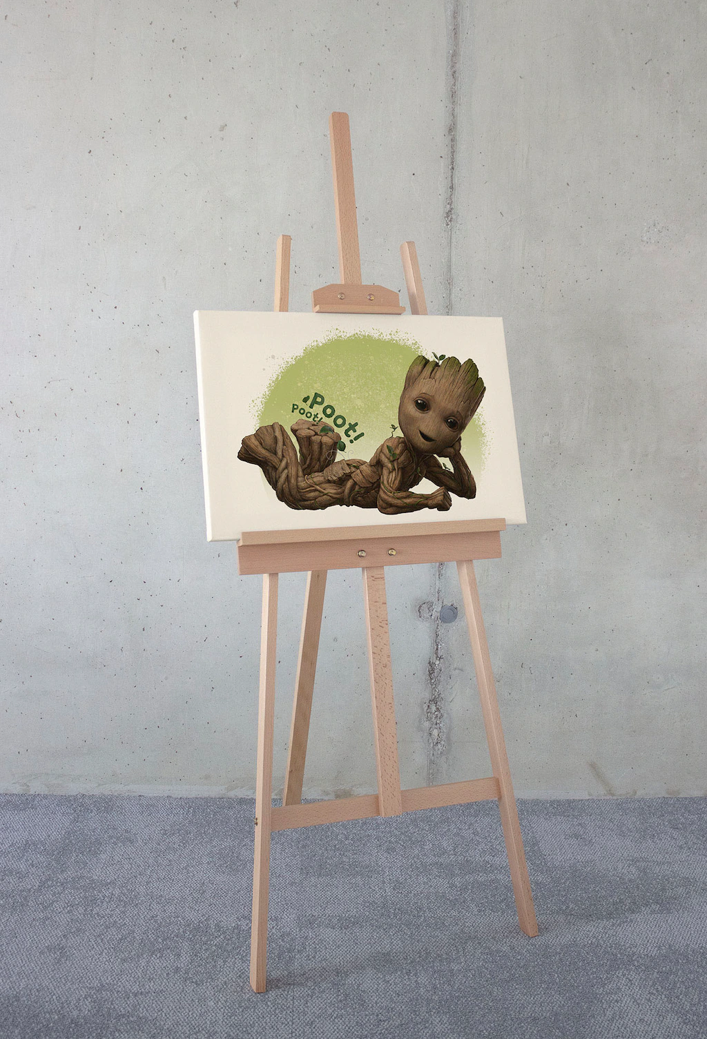 Komar Leinwandbild »Keilrahmenbild - Groot Poot - Größe 60 x 40 cm«, Disney günstig online kaufen