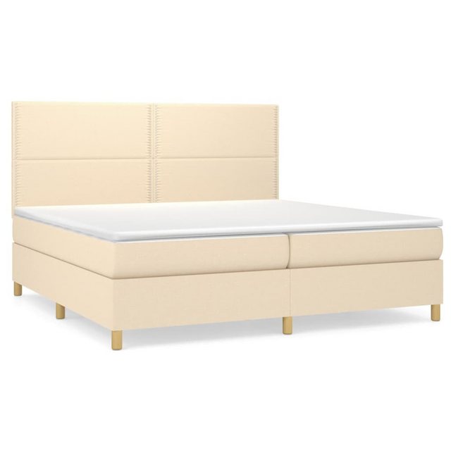 vidaXL Boxspringbett Bett Boxspringbett mit Matratze Stoff (200 x 200 cm, C günstig online kaufen