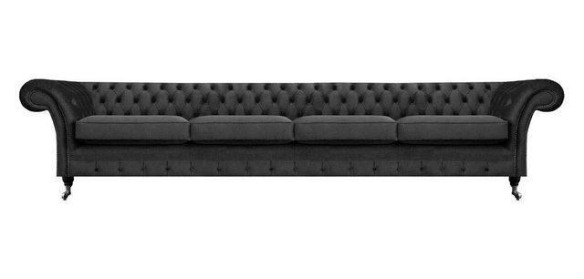 JVmoebel 4-Sitzer Wohnzimmer Sofa Viersitzer Couch Textil Einrichtung Schwa günstig online kaufen