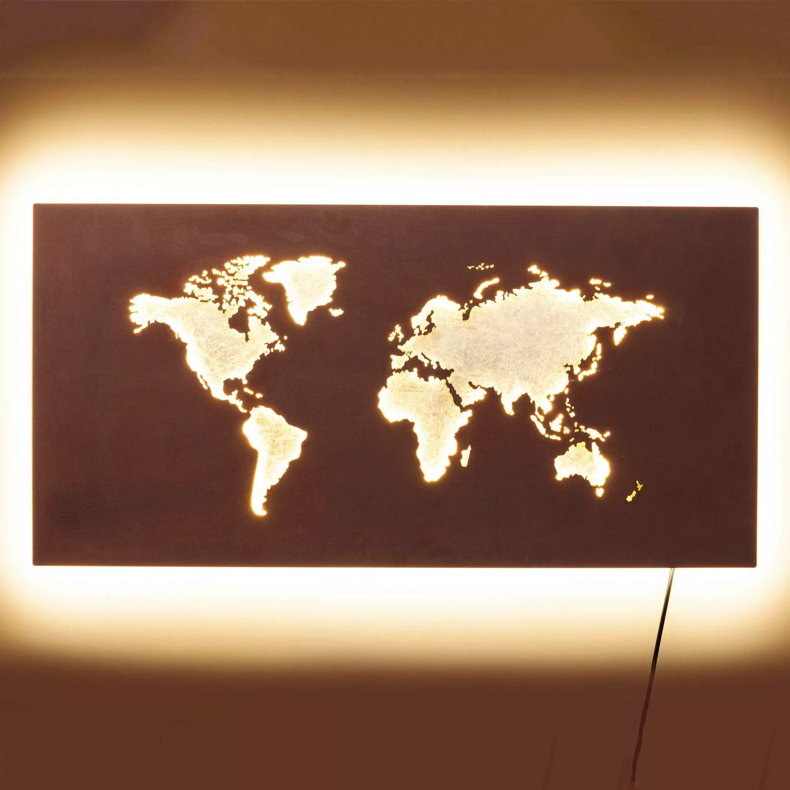 KARE Map LED-Wandleuchte mit Kabel und Stecker günstig online kaufen