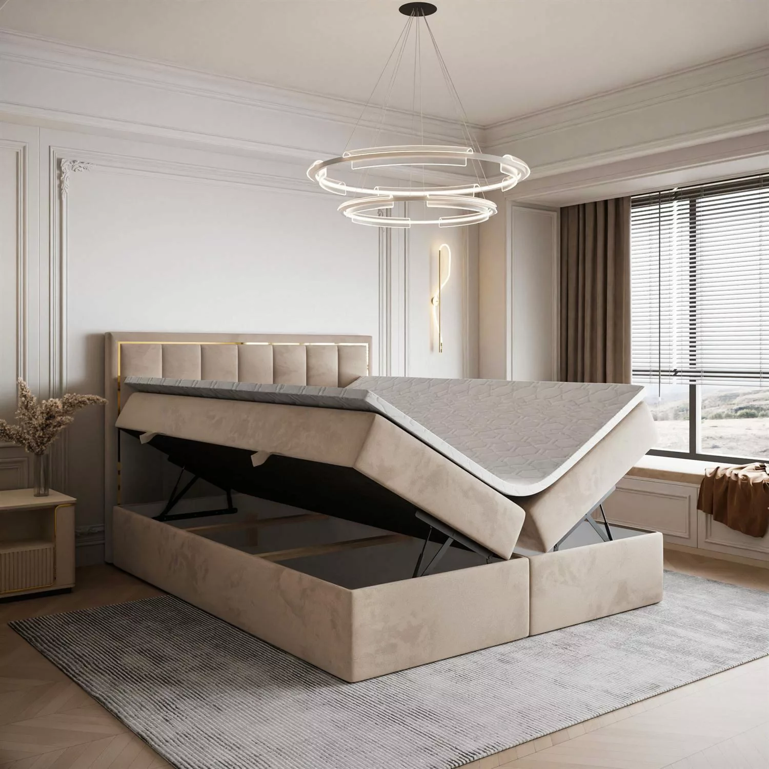 Lookway Boxspringbett AURELIA mit Bettkästen und günstig online kaufen
