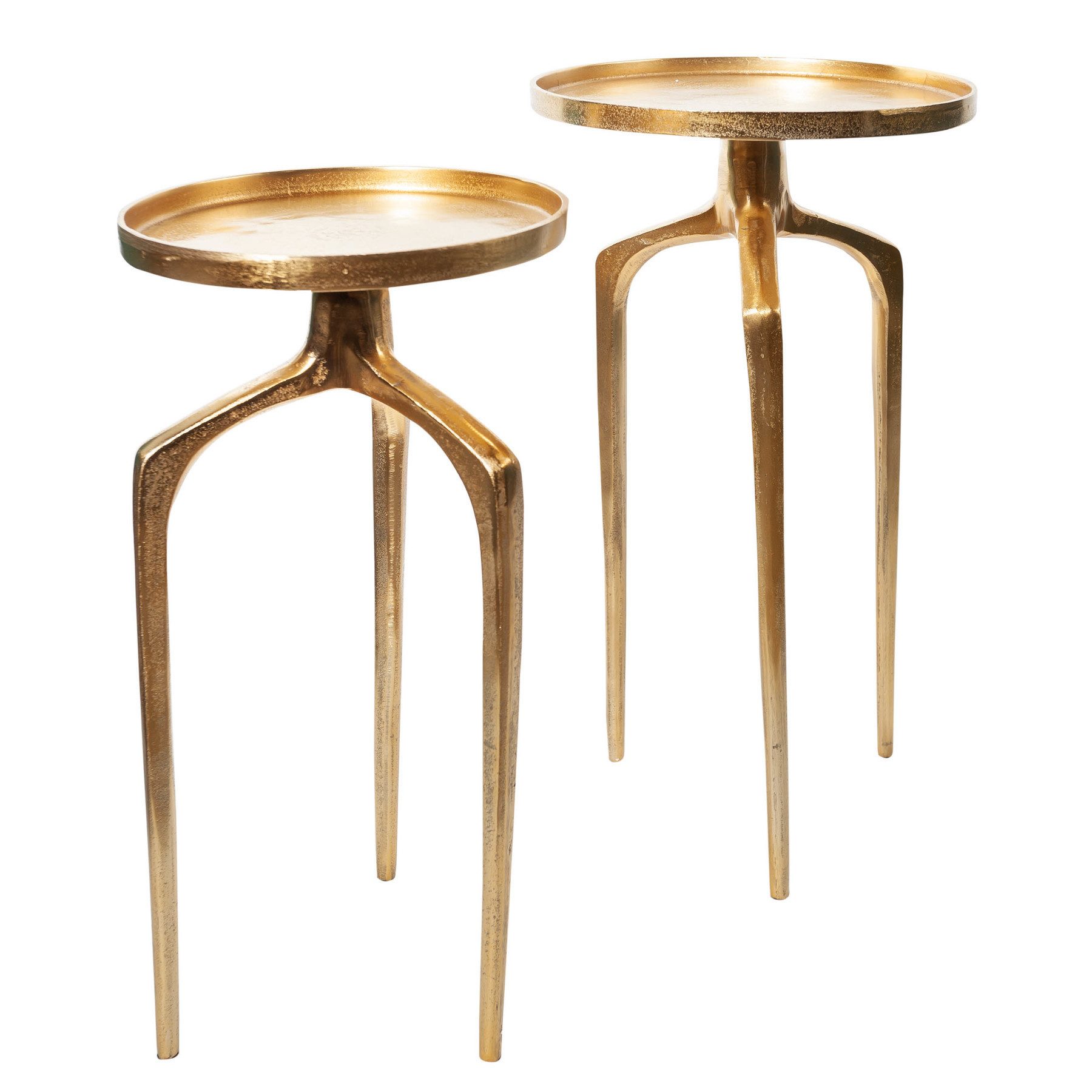 riess-ambiente Beistelltisch ABSTRACT Ø60cm gold (Set, günstig online kaufen