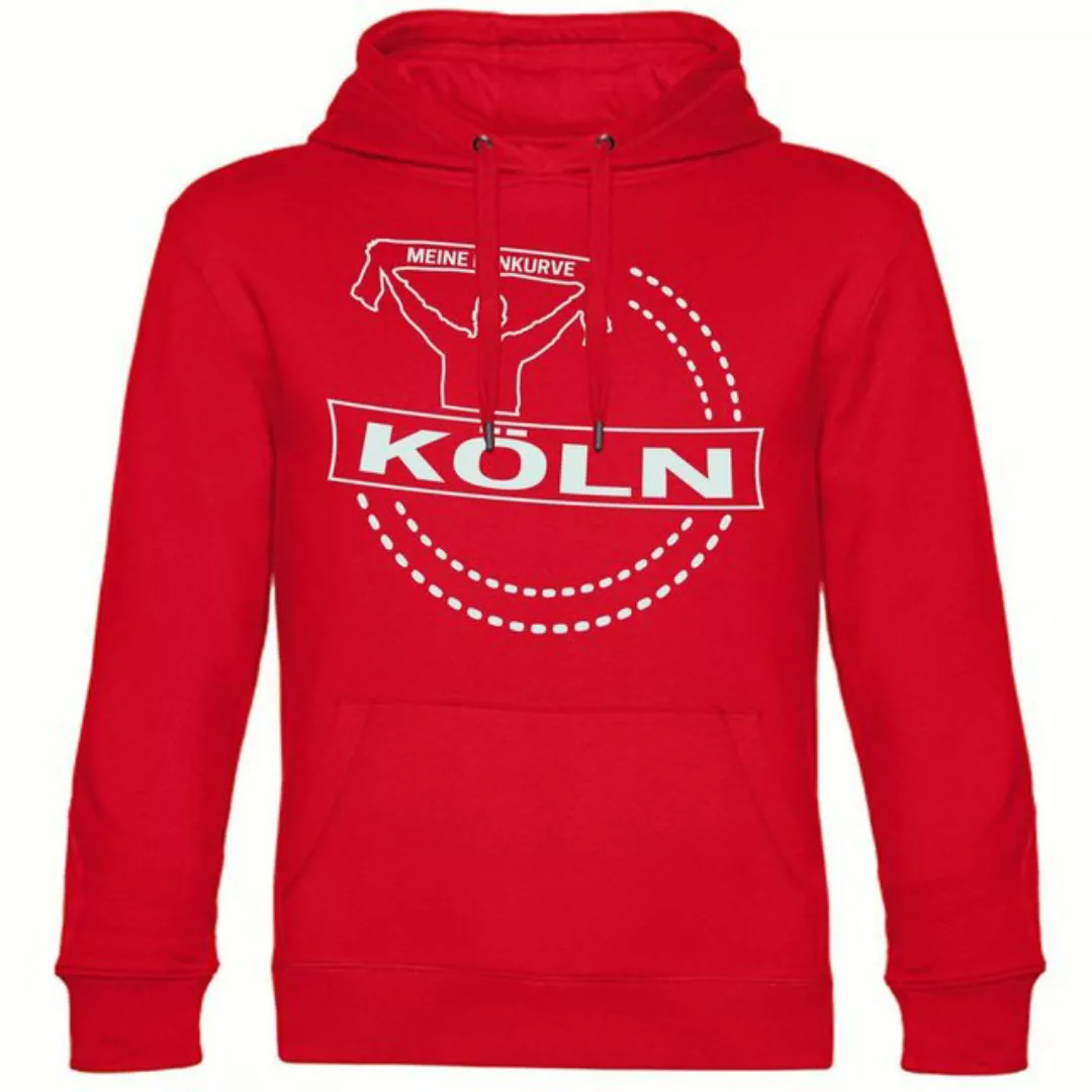 multifanshop Kapuzensweatshirt Köln - Meine Fankurve - Pullover günstig online kaufen