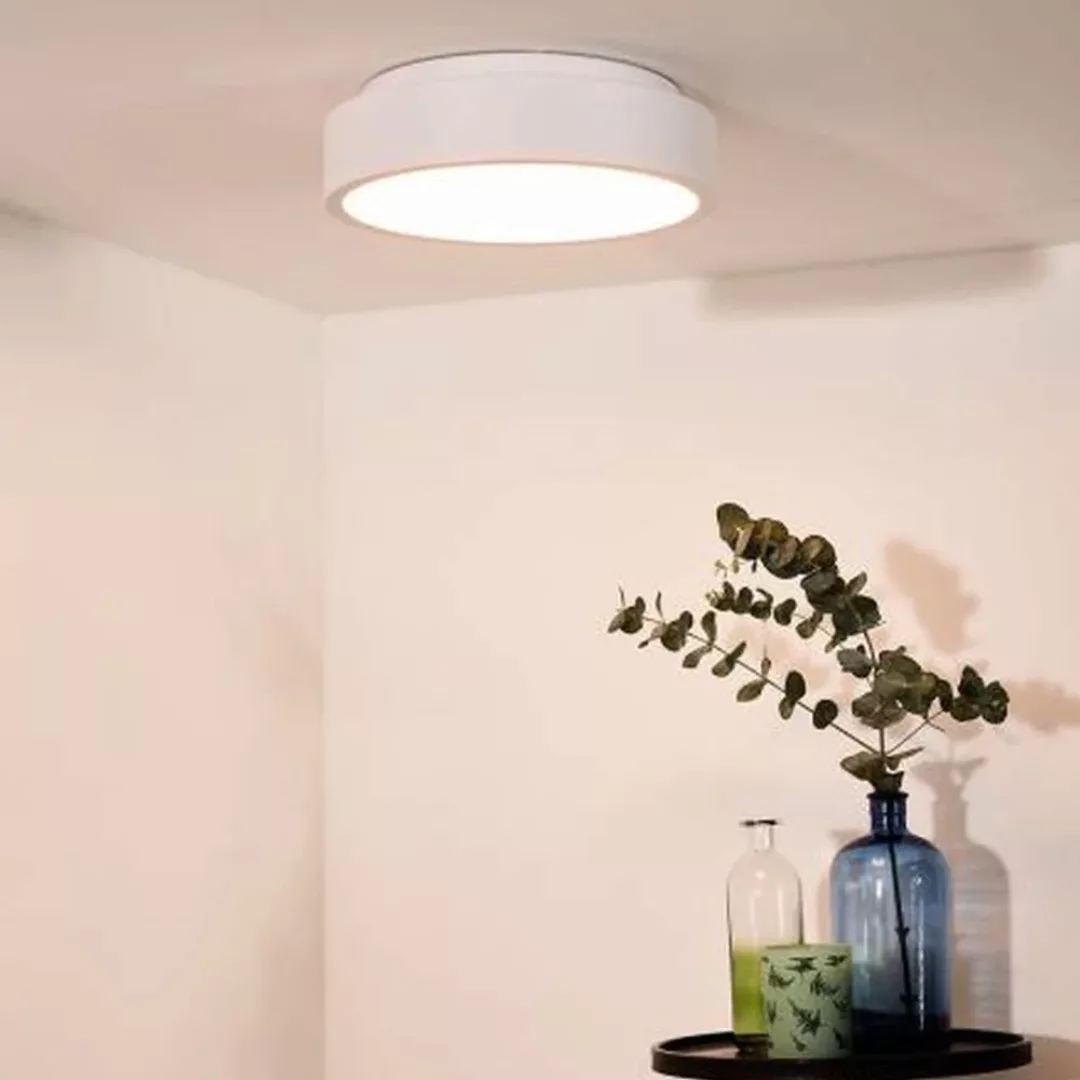 LED Deckenleuchte Talowe in Weiß 20W 1200lm 300mm günstig online kaufen
