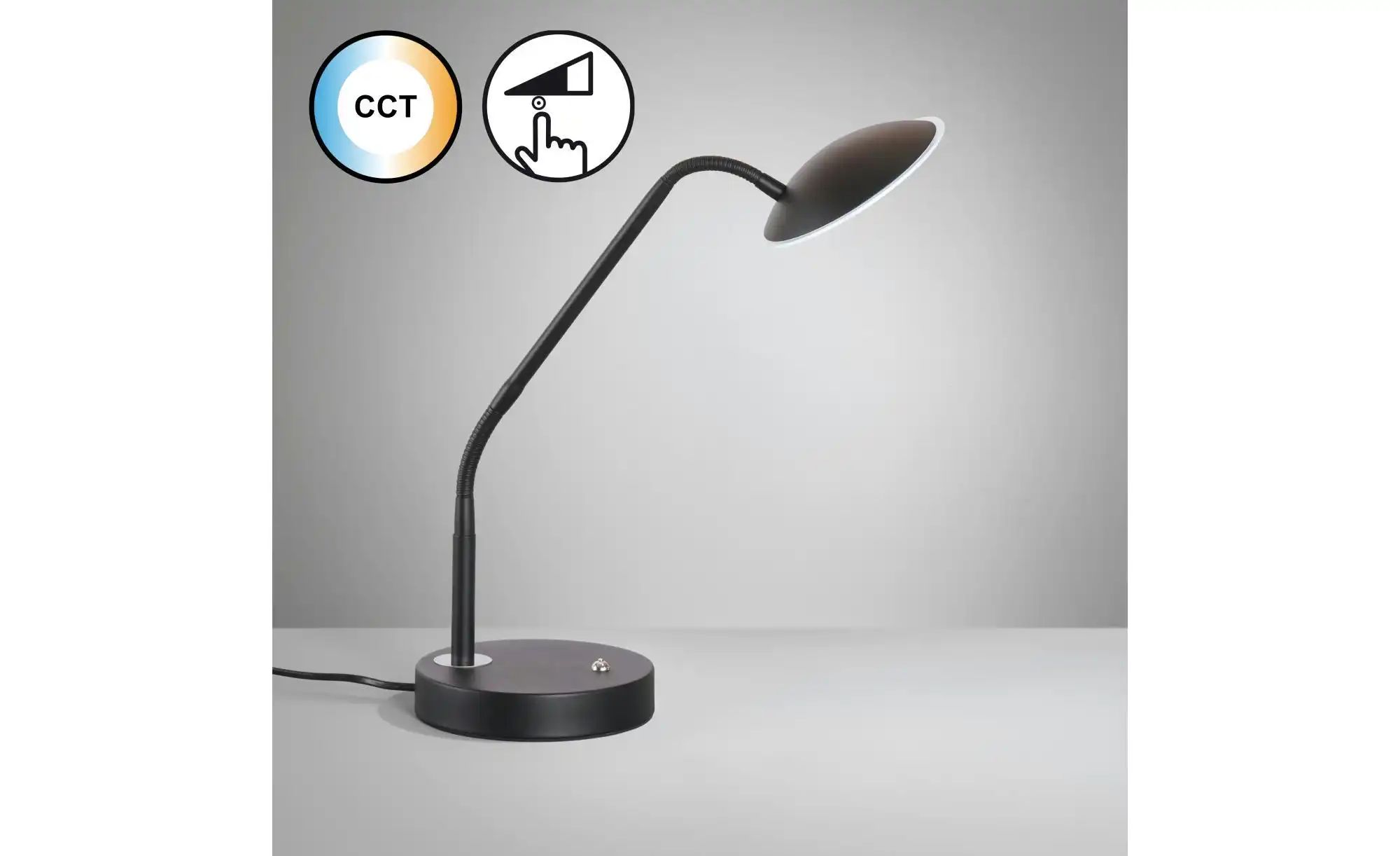 Fischer-Honsel Tischleuchte   ¦ schwarz ¦ Maße (cm): B: 16 H: 60 T: 40.0 La günstig online kaufen