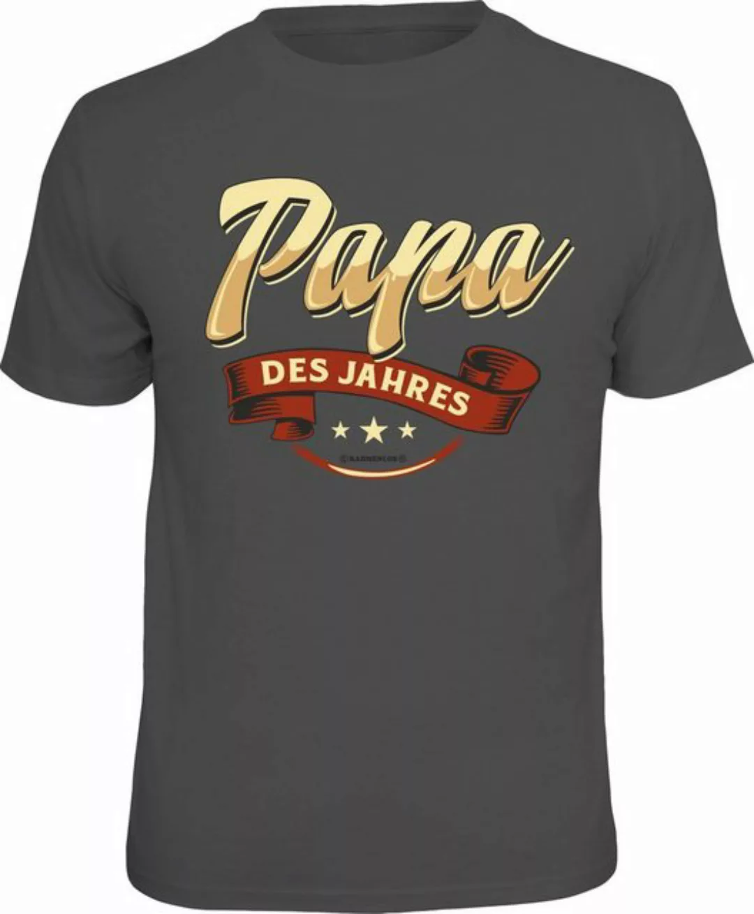 RAHMENLOS® T-Shirt als Geschenk zum Vatertag - Papa des Jahres günstig online kaufen