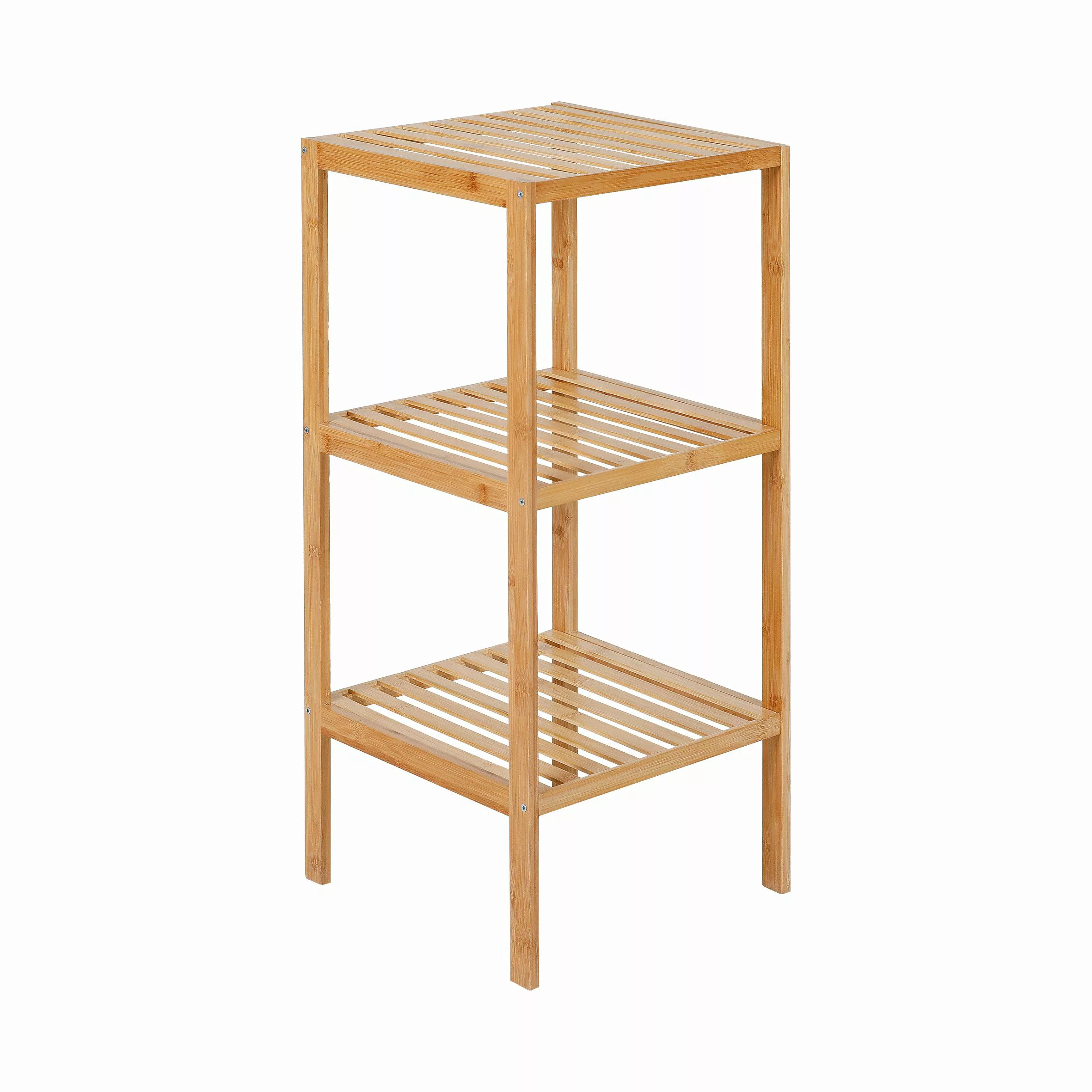axentia Regal Bambus, Standregal, Badregal, offenes günstig online kaufen