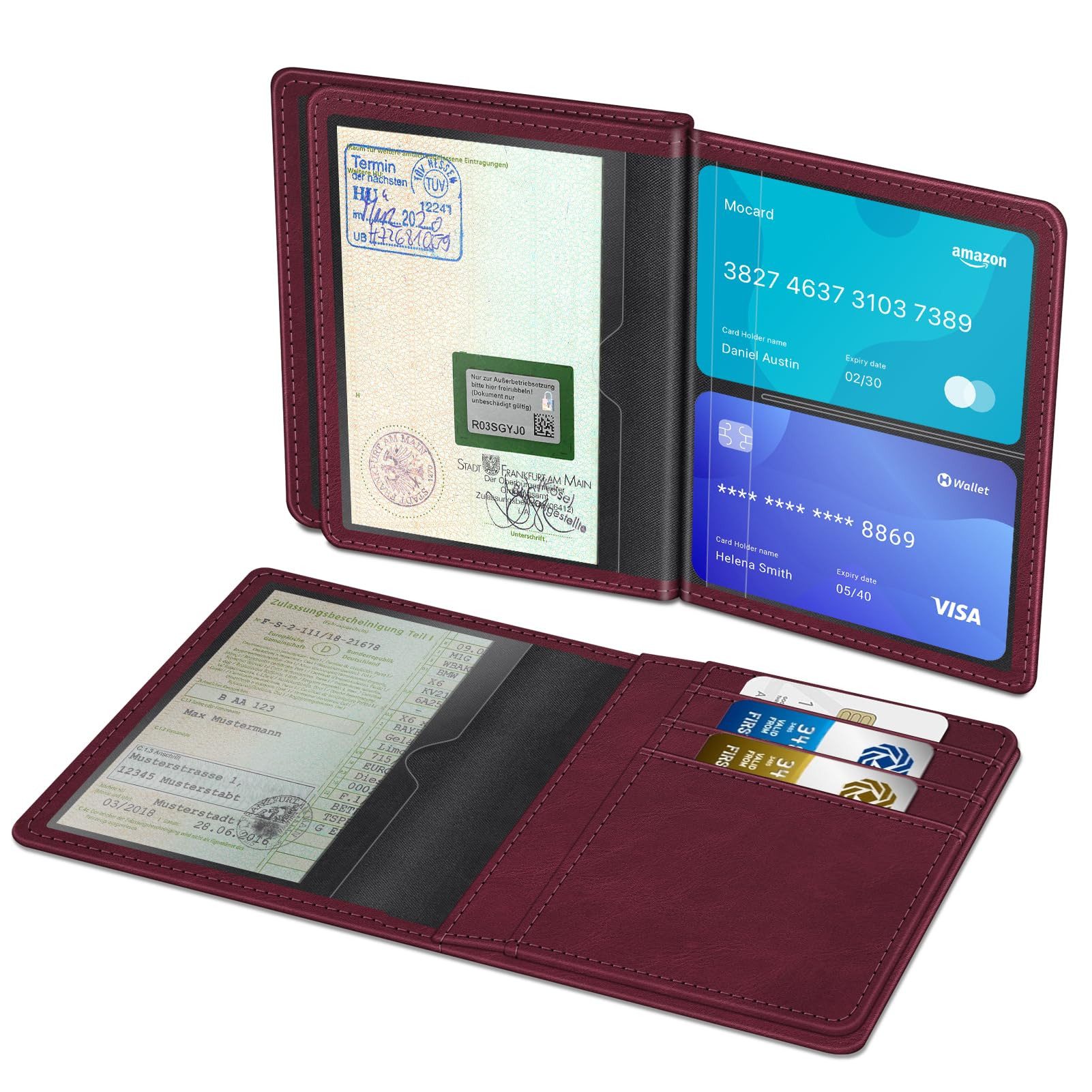 Fintie Mini Geldbörse Fahrzeugschein Hülle für günstig online kaufen