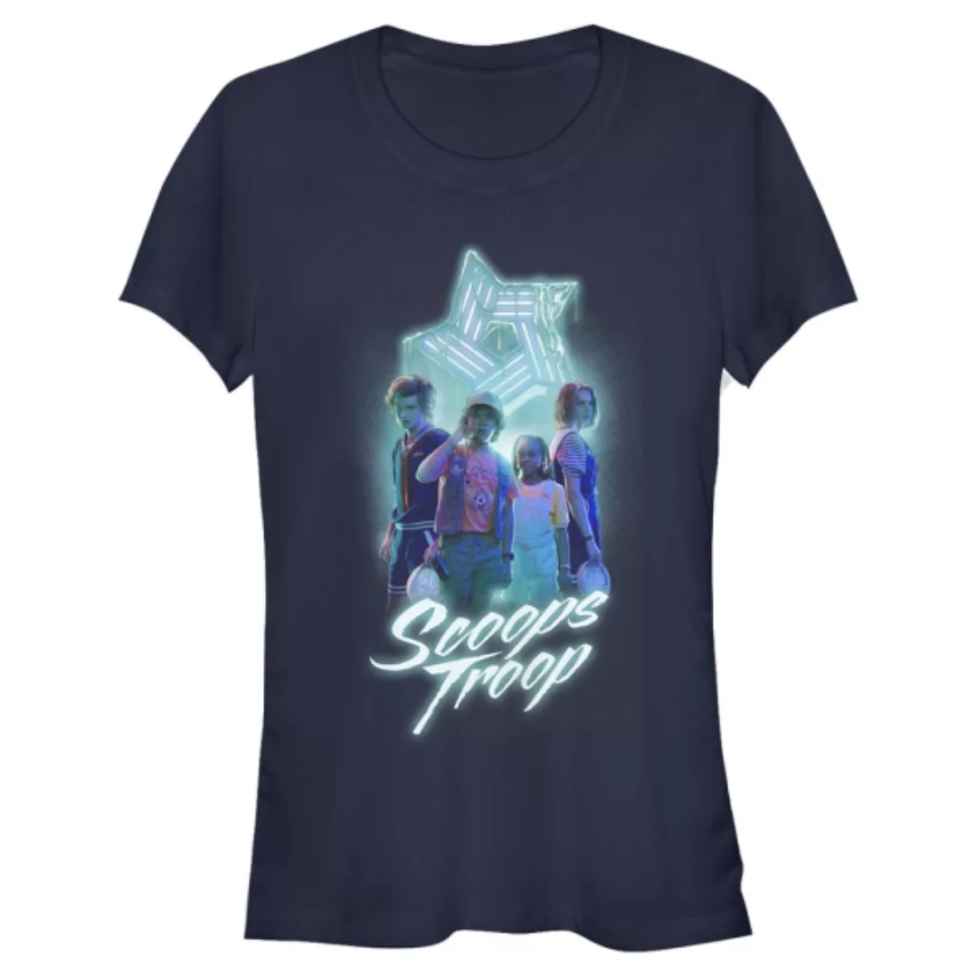 Netflix - Stranger Things - Scoops Troop - Frauen T-Shirt günstig online kaufen