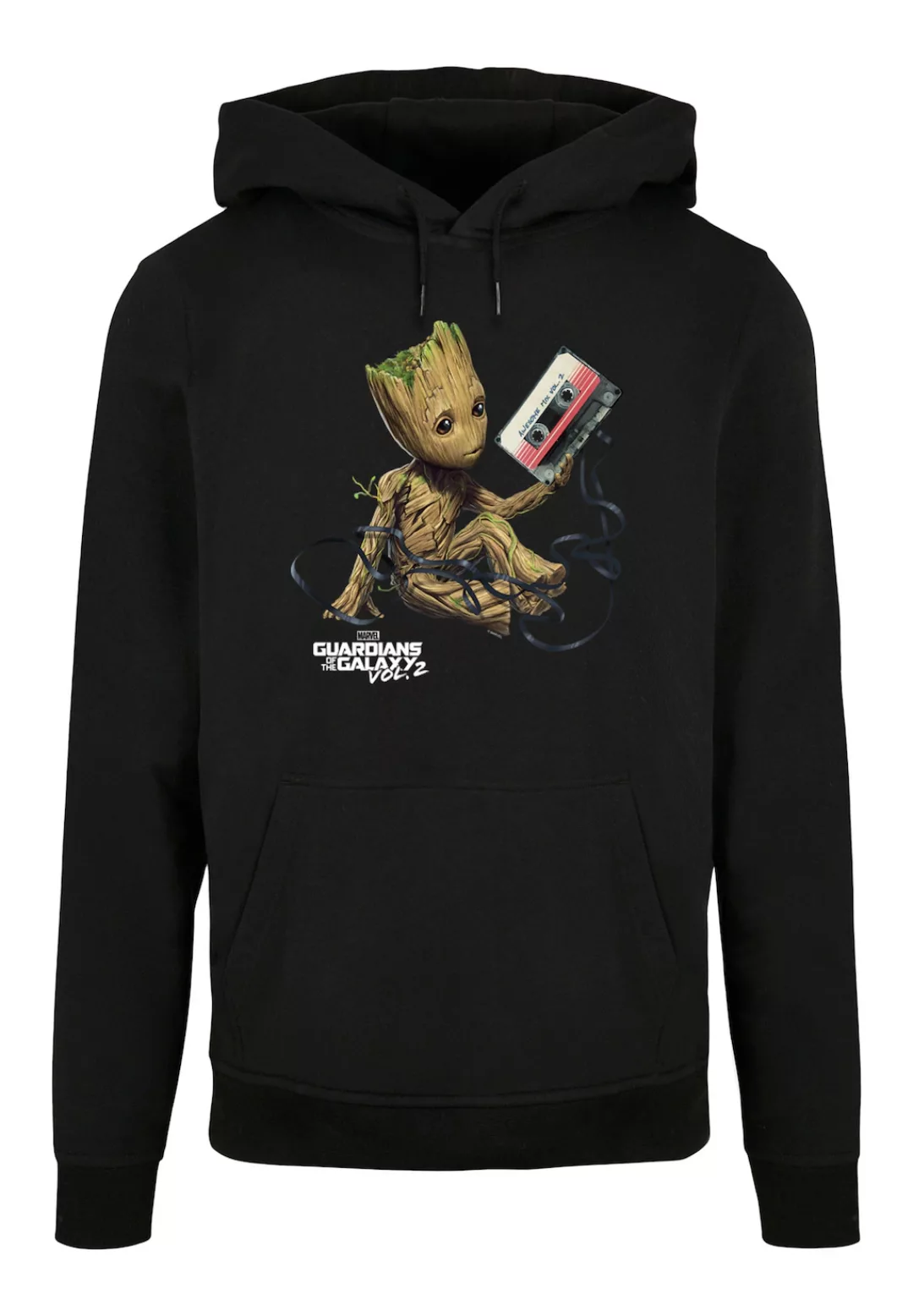 F4NT4STIC Kapuzenpullover "Marvel Guardians Of The Galaxy Vol2 Groot Tape", günstig online kaufen